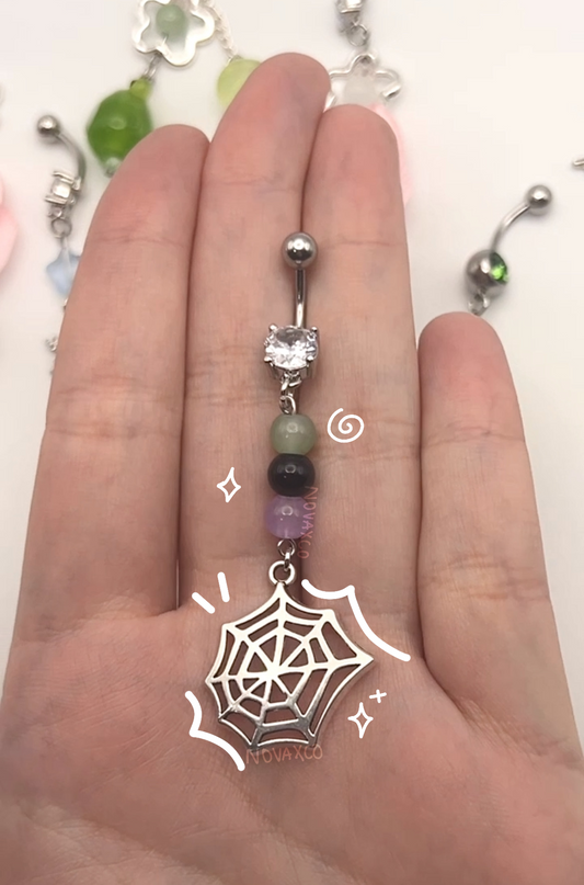 Spiderweb Belly Rings