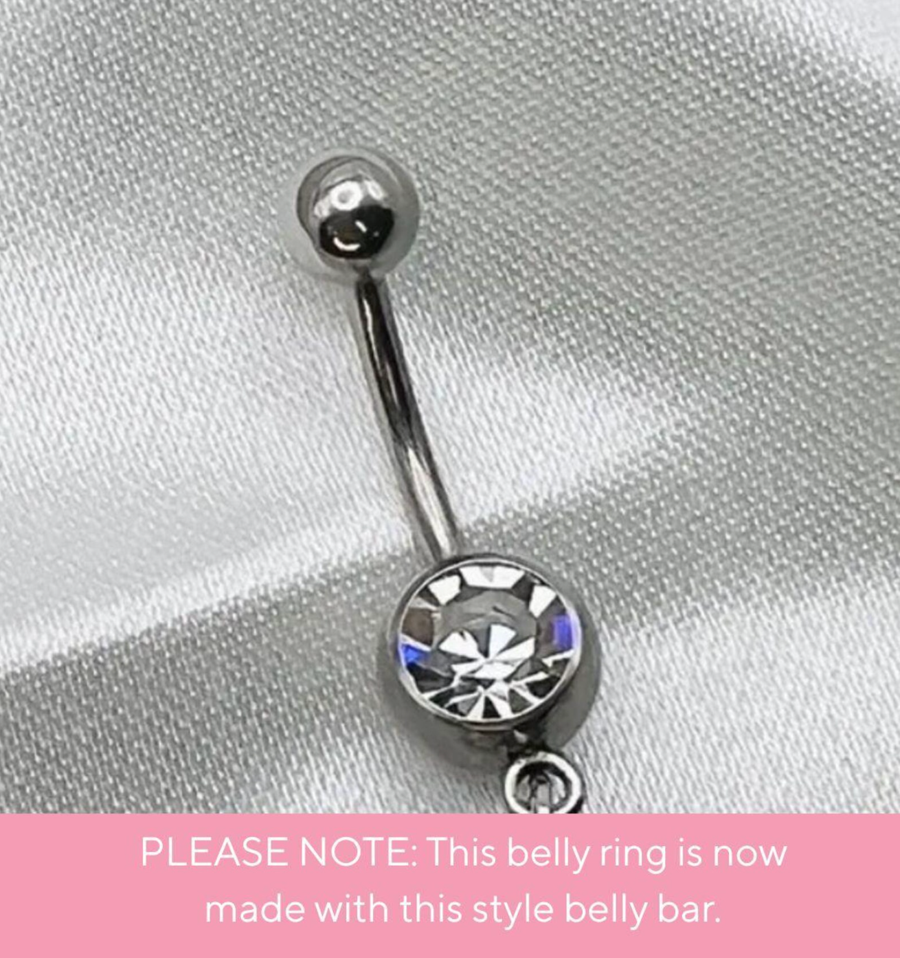 Saturn Charm Belly Ring