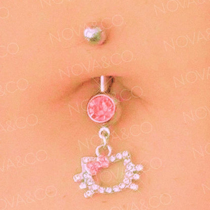 Kitty Belly Button Ring