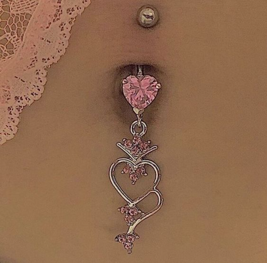 Finley Heart Belly Button Ring