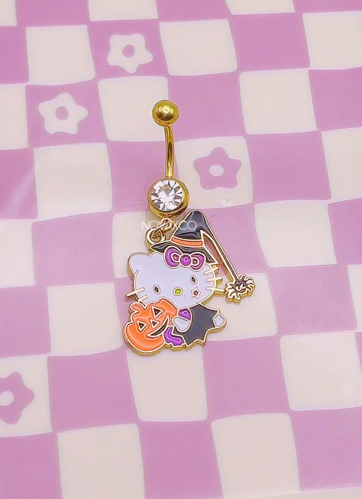 Witch Hello Kitty Belly Ring 