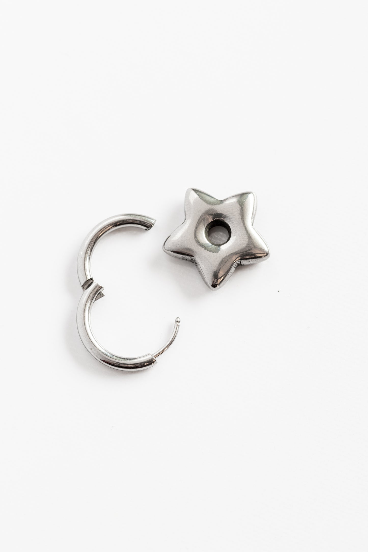 Chunky Y2K Star Hoops