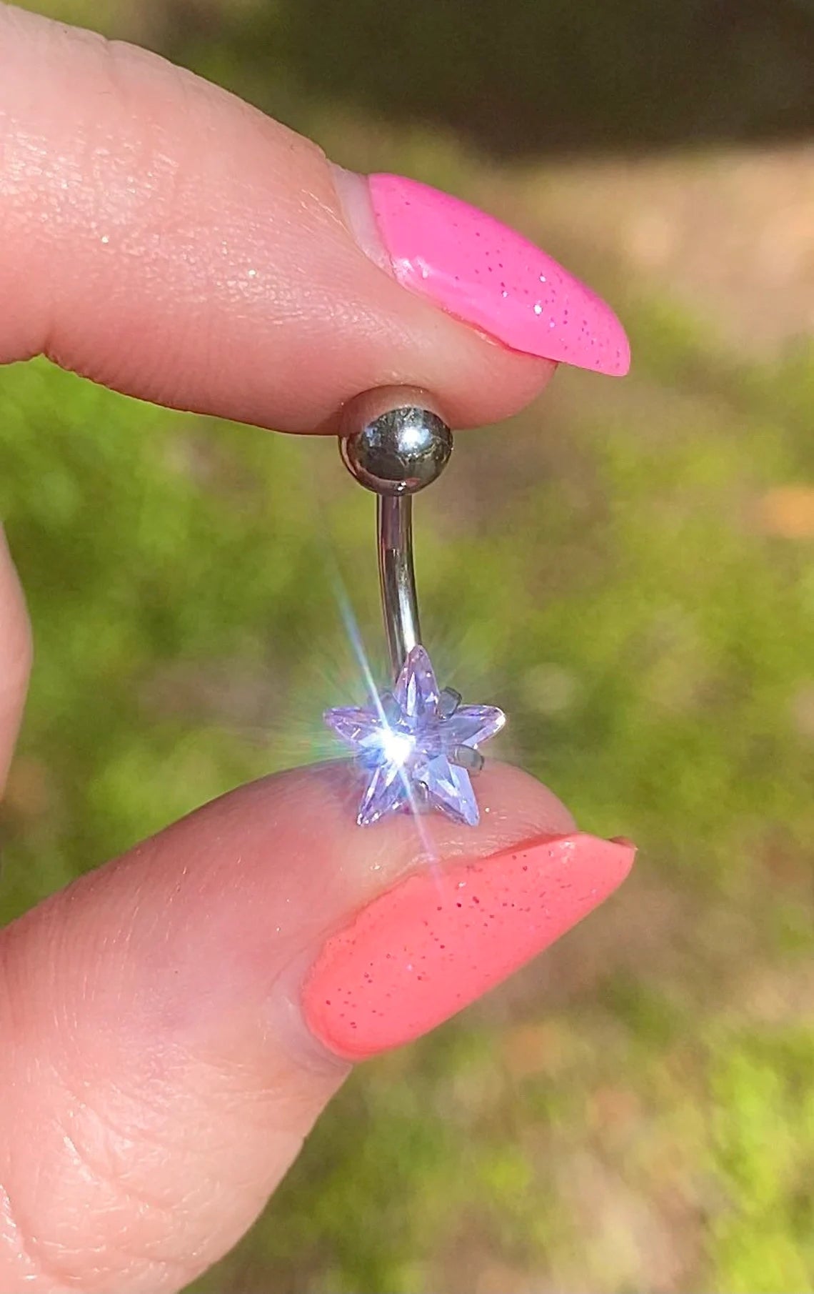 Tiny Star Belly Ring