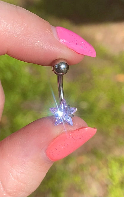 Tiny Star Belly Ring