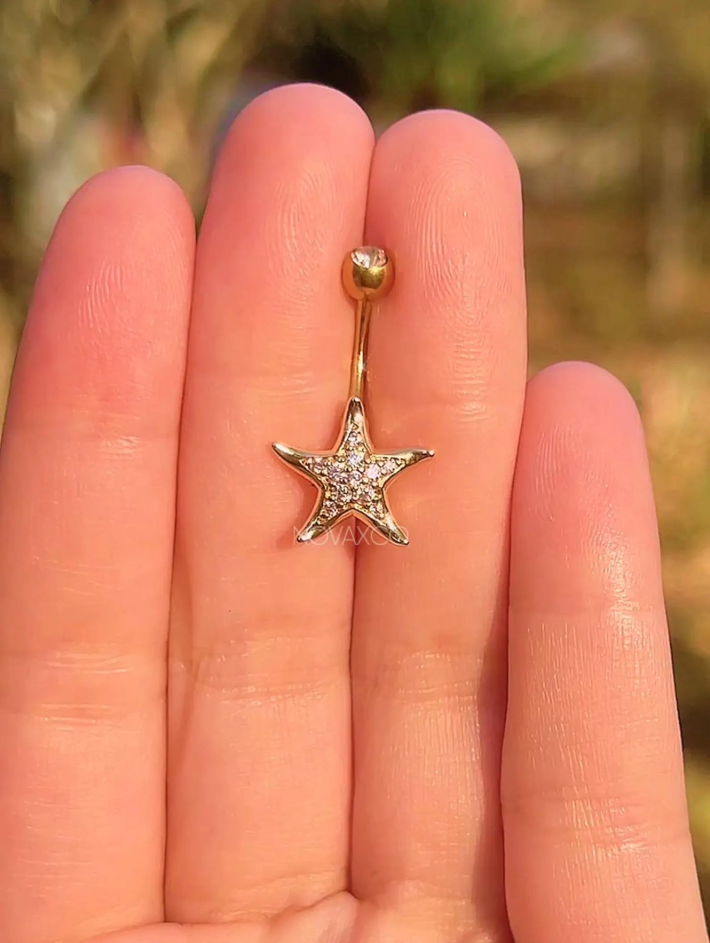Starfish Minimal Belly Ring