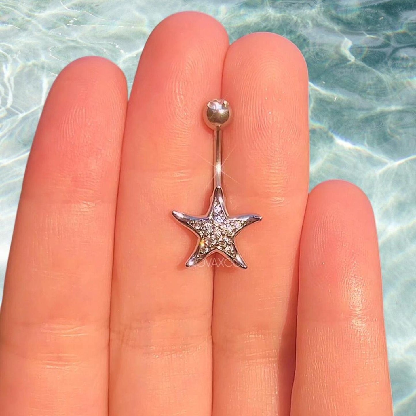 Starfish Minimal Belly Ring