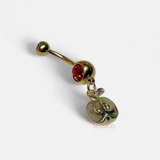 Golden Apple Belly Ring