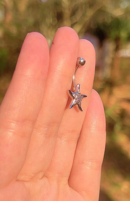 Starfish Minimal Belly Ring