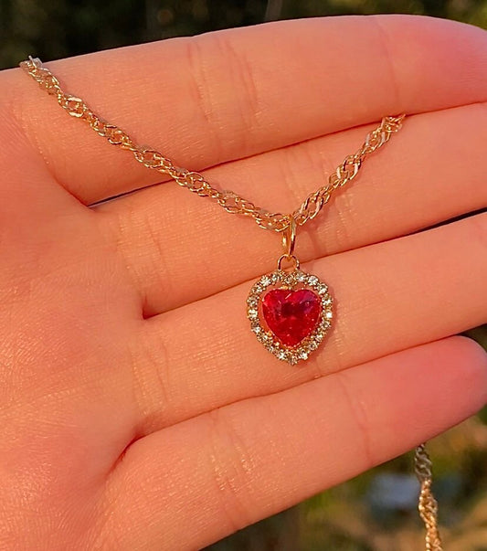 Red Heart Necklace