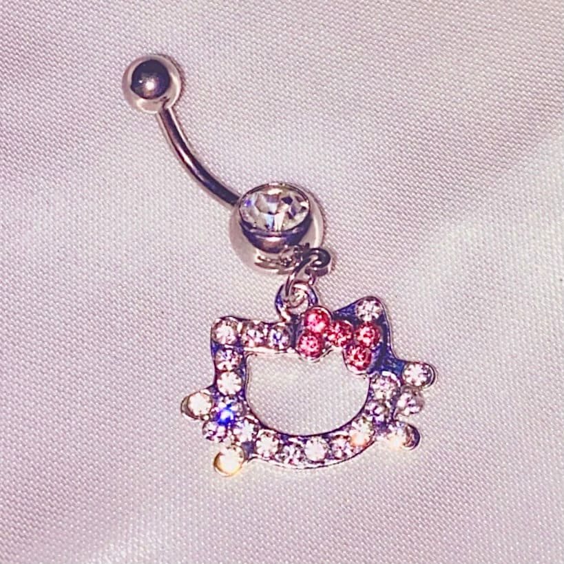 Kitty Belly Button Ring