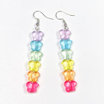 Rainbow Butterfly Earrings