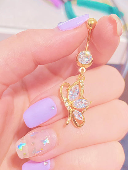 Fairy Butterfly Belly Ring