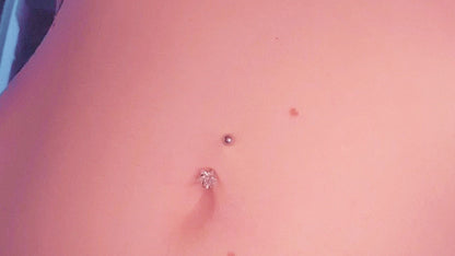 Minimal Star Belly Button Ring