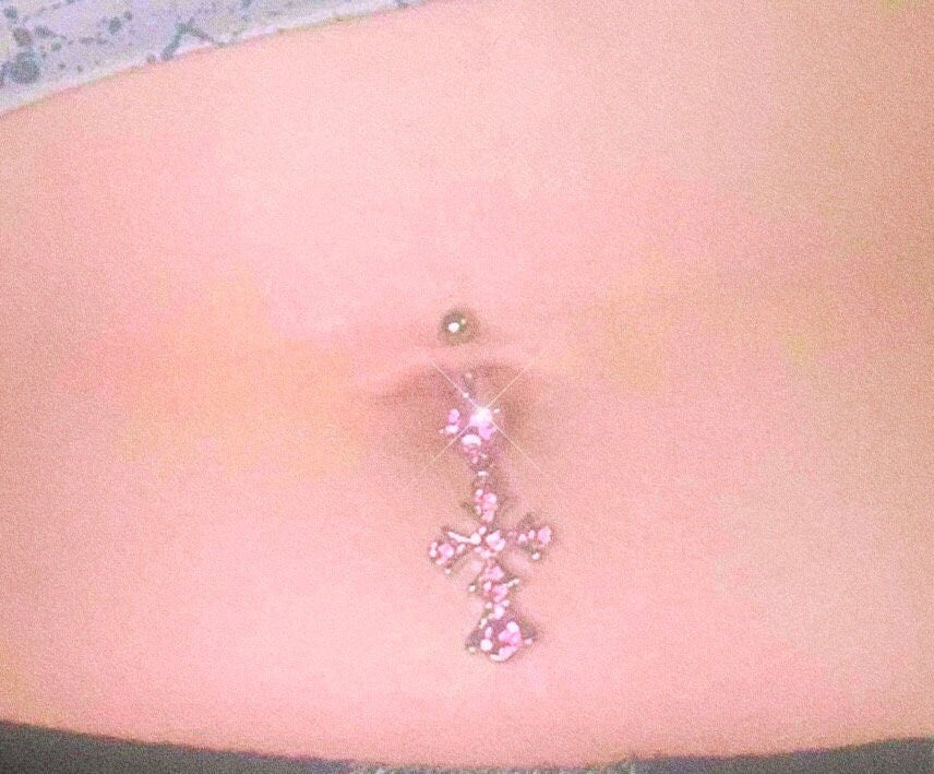 Lolita Cross Belly Ring