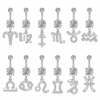 Zodiac Belly Ring