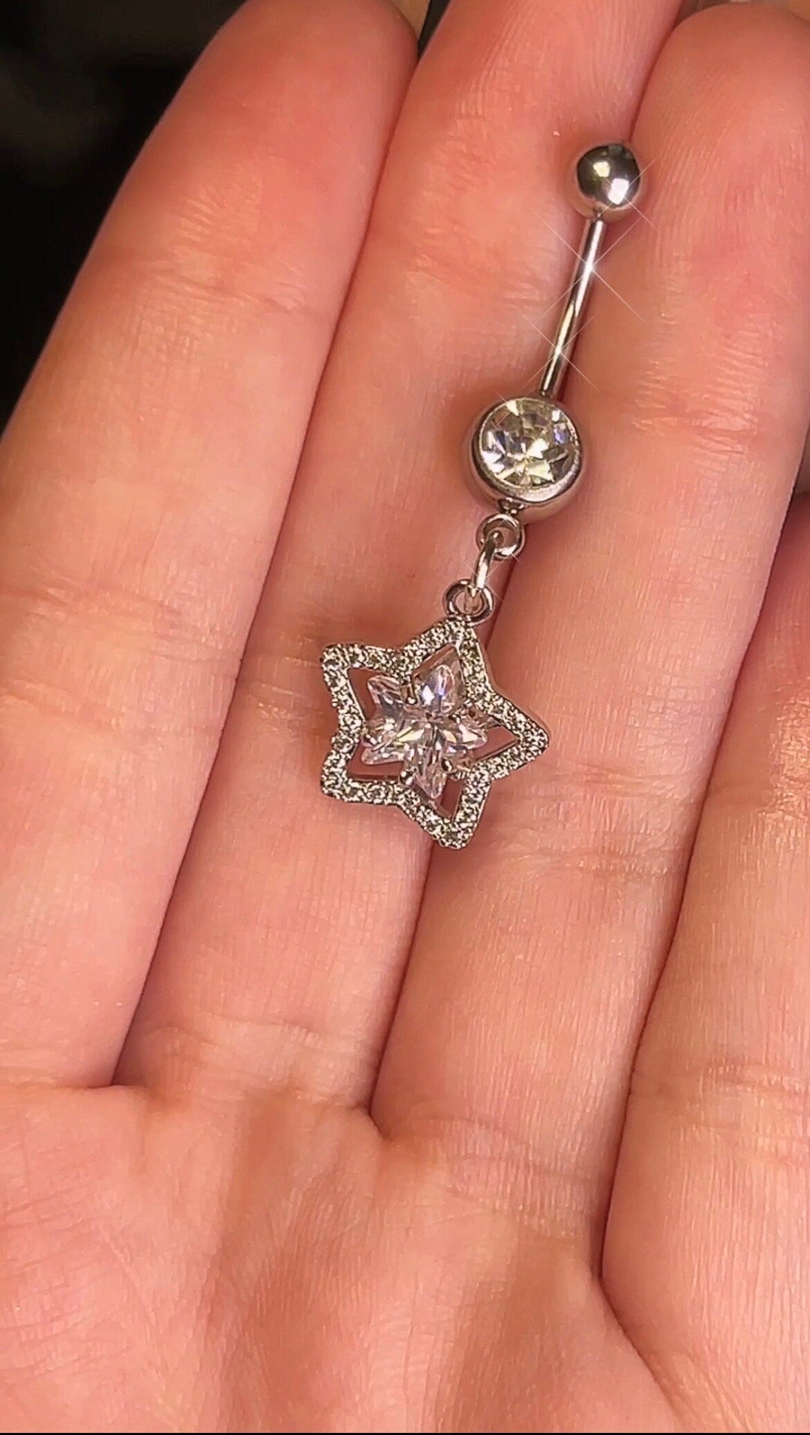 Super Star Dangly Belly Ring