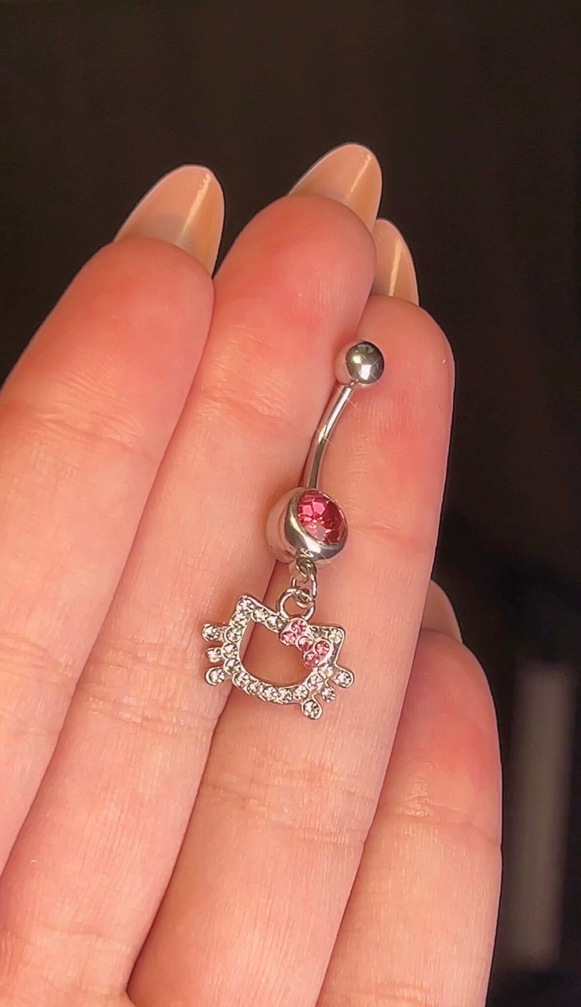 Kitty Belly Button Ring