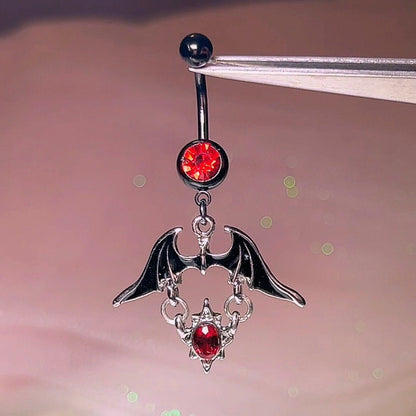 Goth Aesthetic Belly Rings