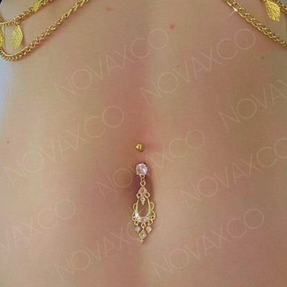 Elegant Dangle Belly Ring