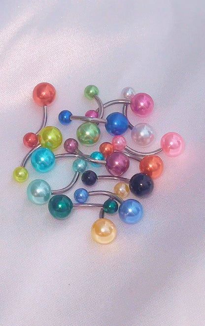 Pearlescent Belly Bars
