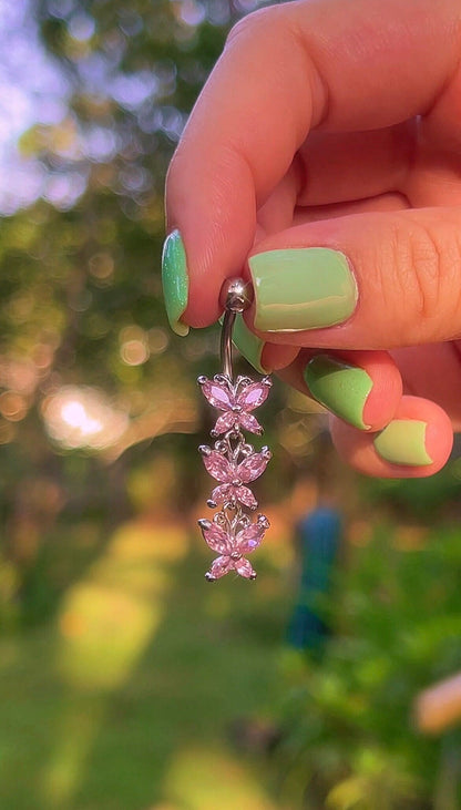 Mariposa Dangle Belly Ring