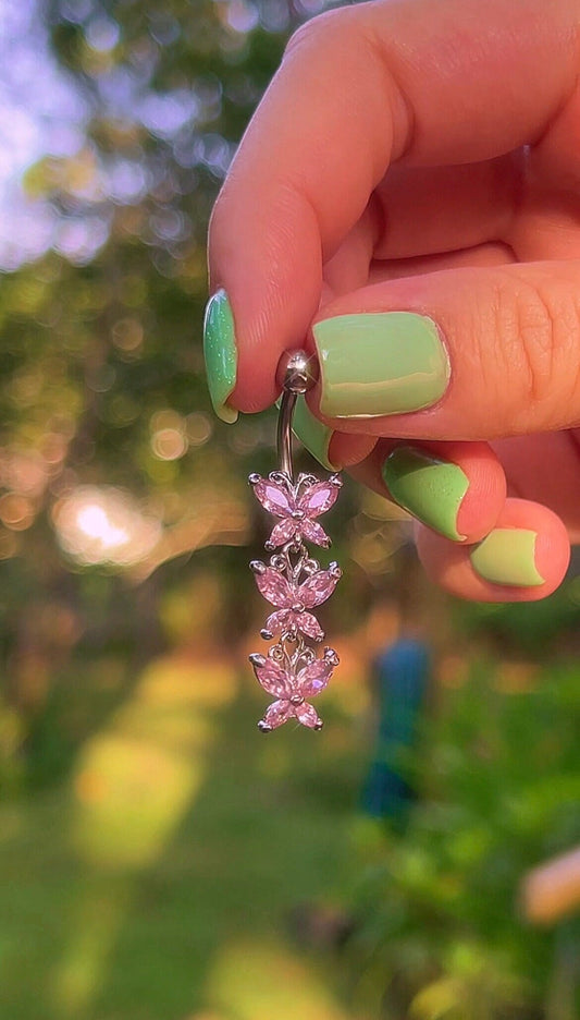 Mariposa Dangle Belly Ring