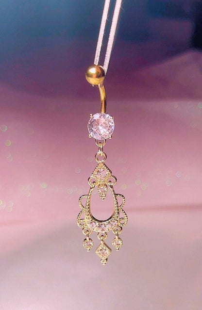 Elegant Dangle Belly Ring