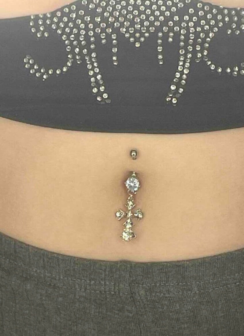 Lolita Cross Belly Ring