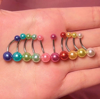 Pearlescent Belly Bars