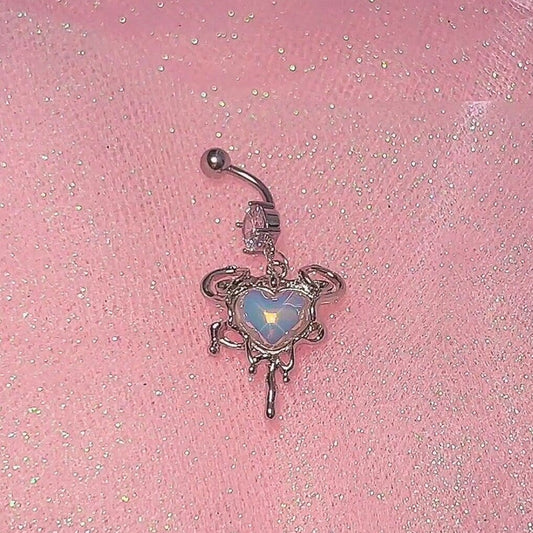 Melting Heart Belly Ring