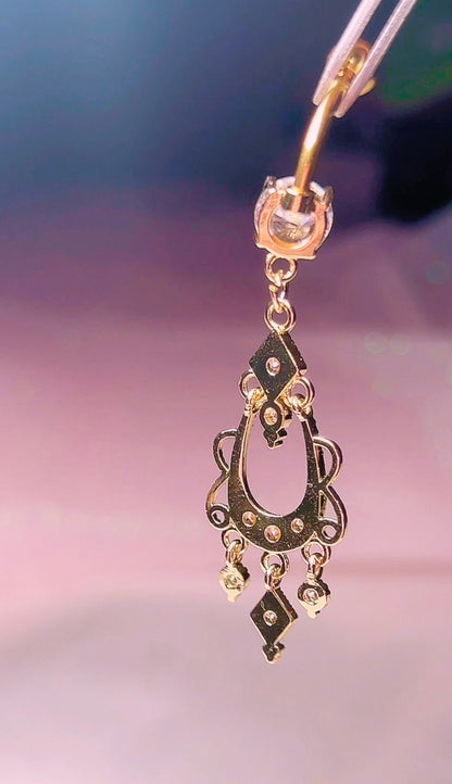 Elegant Dangle Belly Ring