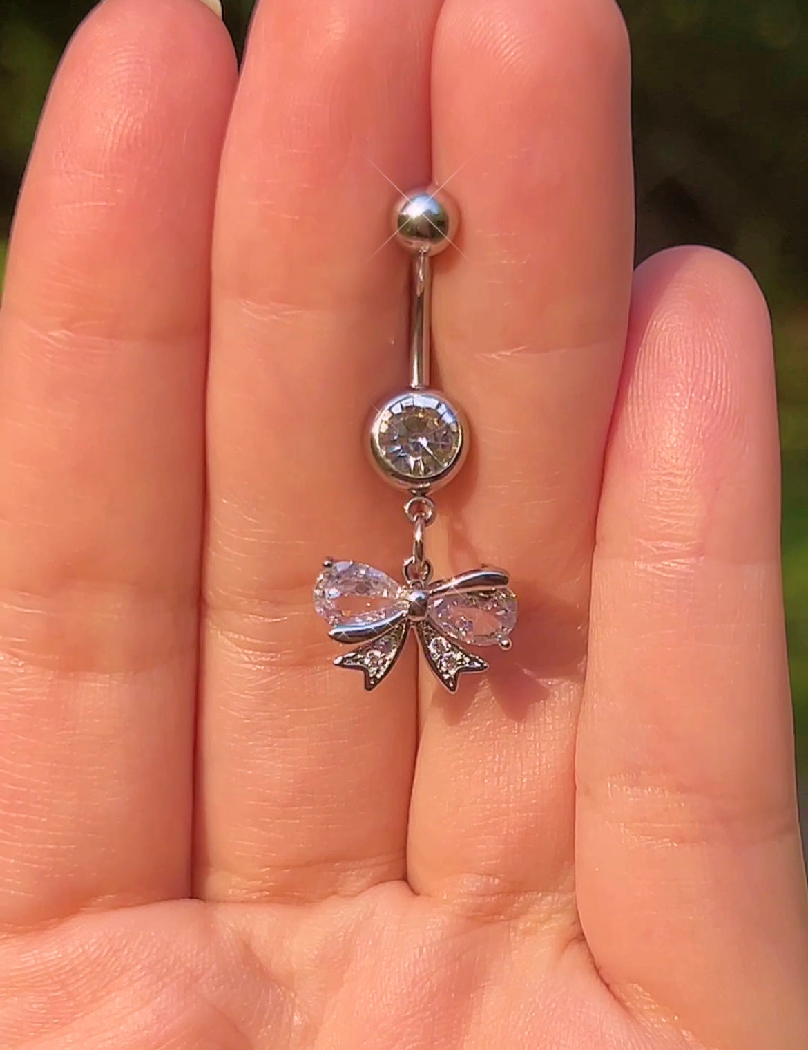 Little Bow Belly Ring