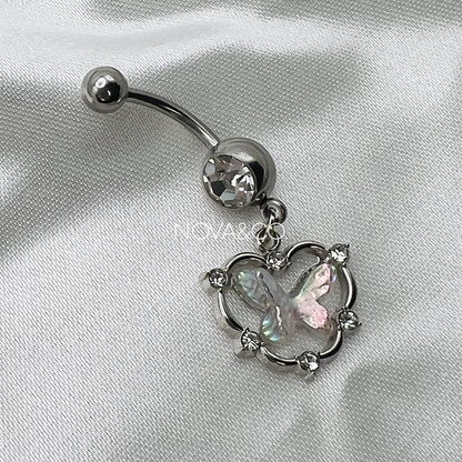 Mariposa Heart Belly Ring