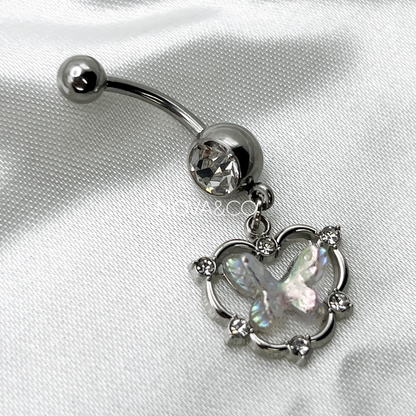 Mariposa Heart Belly Ring