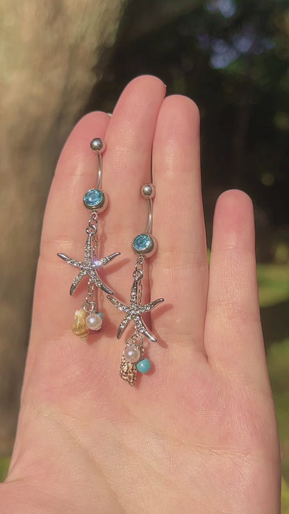 Starfish Belly Ring