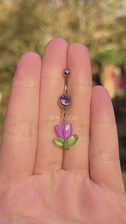 Little Flower Belly Ring