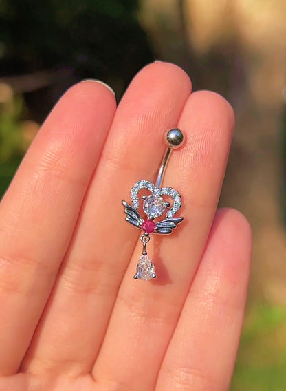 Sailor Moon Angelic Heart Belly Ring