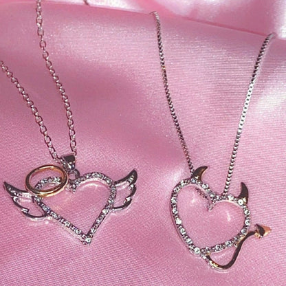 Angel and Devil Necklaces 