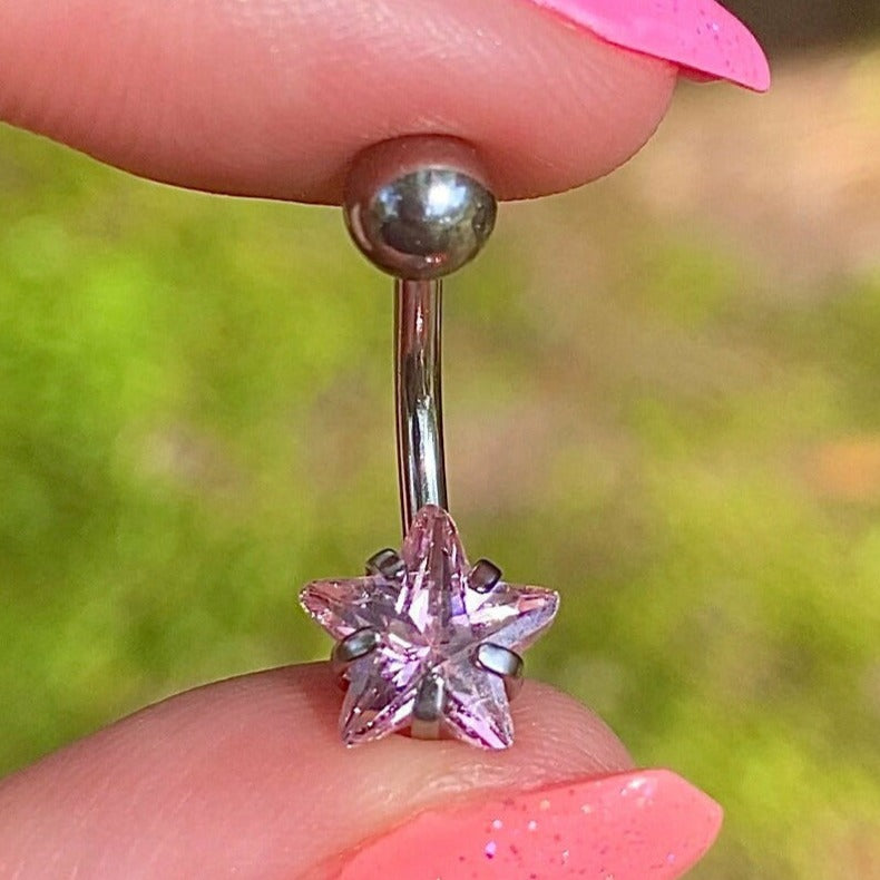 Tiny Star Belly Ring