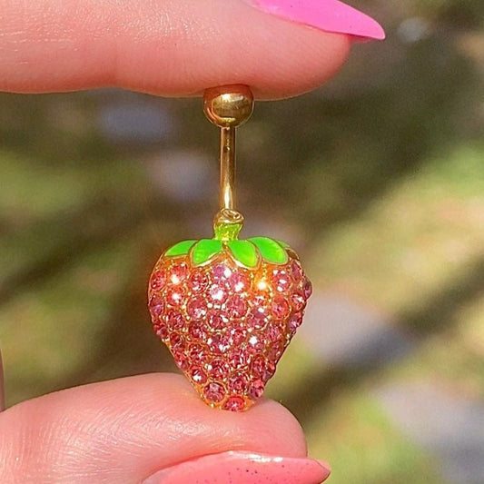 Strawberry Belly Ring