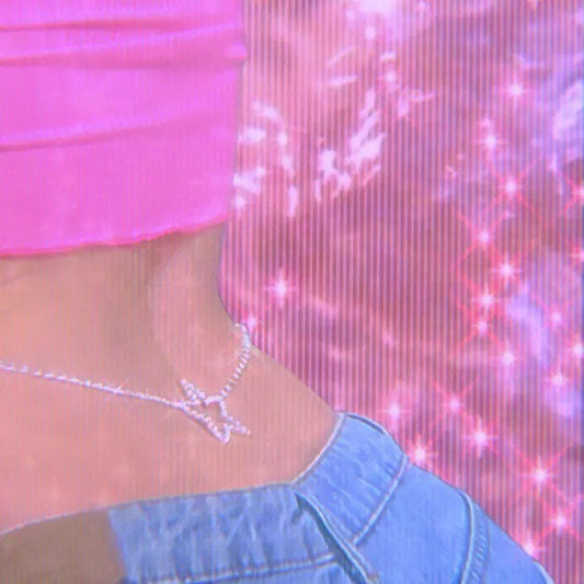 rhinestone star belly chain